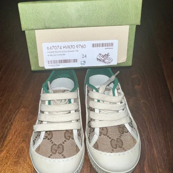 Toddler Gucci tennis sneakers 1977